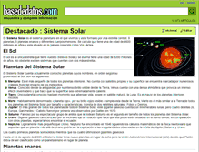 Tablet Screenshot of basededatos.com